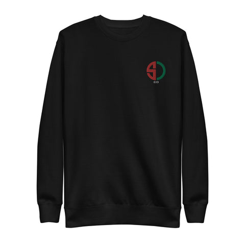 Gucci Inspired SC Embroidered logo crew